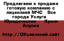 Предлагаем к продаже готовую компанию с лицензией МЧС - Все города Услуги » Юридические   . Крым,Алупка